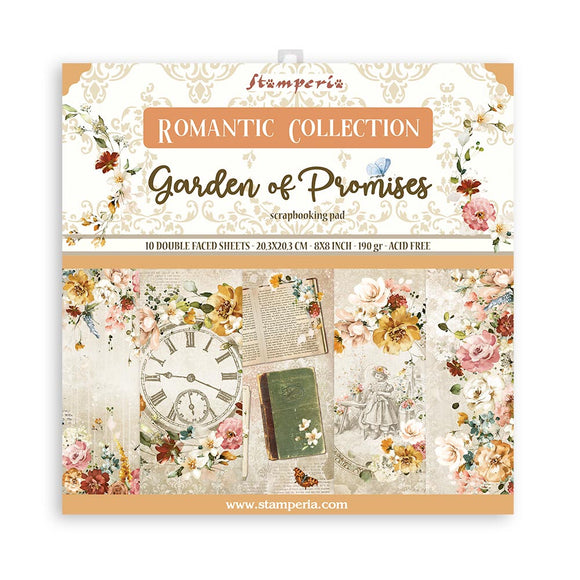 Garden of Promises, Stamperia  Double-Sided Paper Pad 8
