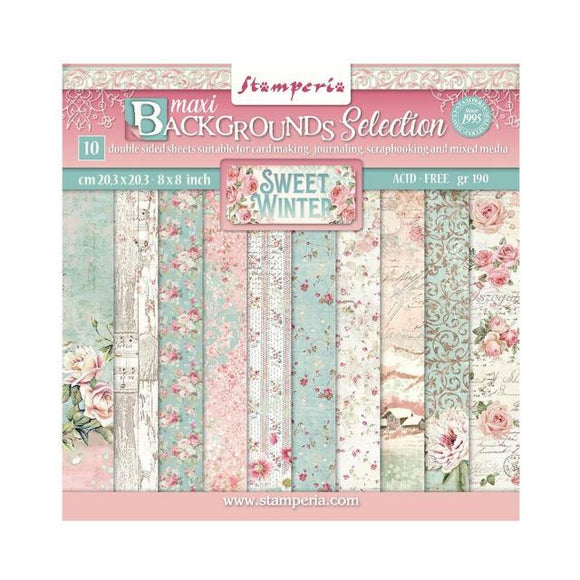 Stamperia Scrapbooking Small Pad 10 sheets double sided (8
