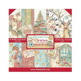 Stamperia, Scrapbooking Small Pad 10 sheets cm 20,3X20,3 (8"X8") - Christmas Greetings