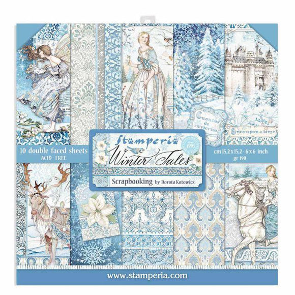 Winter Tales-  Stamperia Double-Sided Paper Pad 6