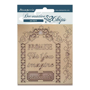 Decorative chips cm 14x14 - Garden of Promises Promise for you