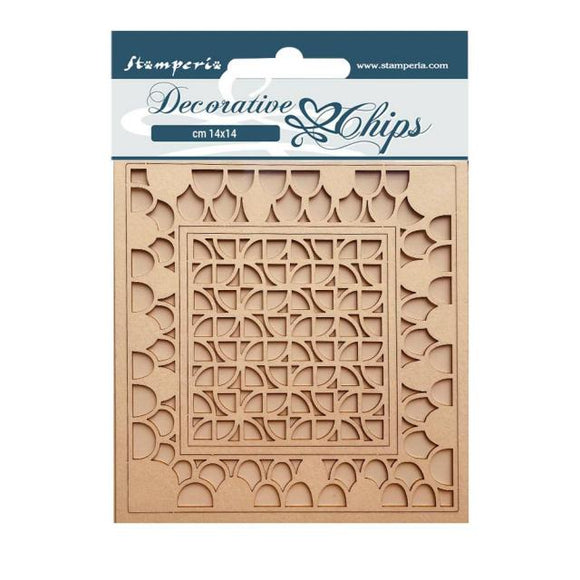 Decorative chips cm 14x14 - Bauhaus pattern