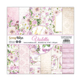 Violetta, Scrapboys 12 double sided 8x8, scrapbooking paper pack