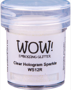 WOW! Embossing Powder Clear Hologram Sparkle