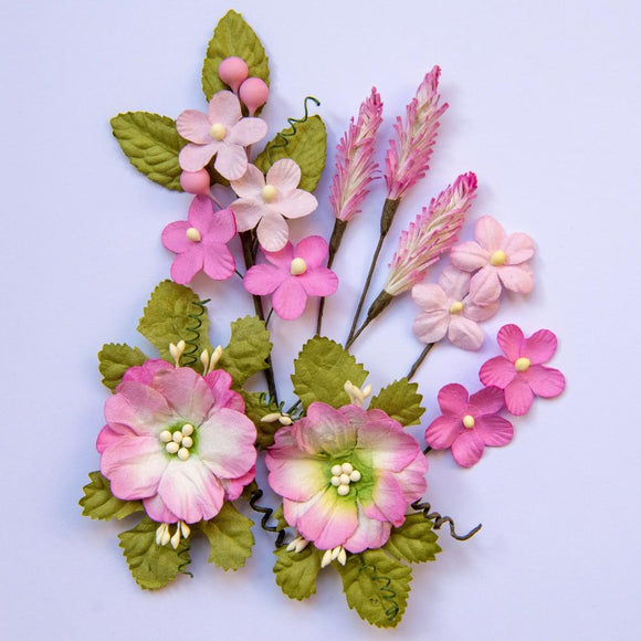 49 And Market Wildflowers - Blush -  Handmade flowers