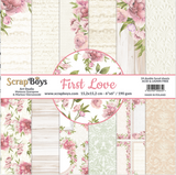 First Love, Scrapboys 24 double sided 6x6, scrapbooking paper pack
