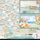 Ciao Bella, Summer Breeze Patterns paper pad 12x12 8/Pkg