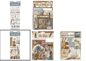 Stamperia,vintage library -  elements - choose from Die Cuts, Ephemera pack, Rub-On and Cards