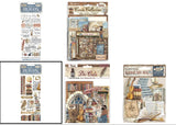 Stamperia,vintage library -  elements - choose from Die Cuts, Ephemera pack, Rub-On and Cards