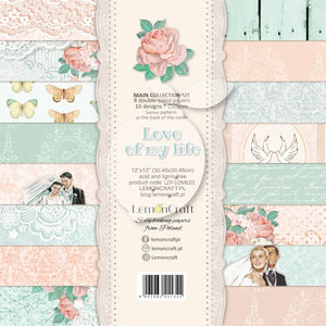 Love of my life Set of scrapbooking papers - Lemoncraft
