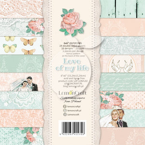 Love of my life 6x6 Pad of scrapbooking papers - Lemoncraft