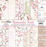 Romantic Soul, scrapboys, 12 double sided 12x12, scrapbooking paper pack