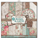 Roses and Laces Stamperia Double-Sided Paper Pad 12"X12" 10/Pkg Roses and Laces; 10 Designs/1 Each