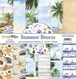 Summer Breeze, scrapboys, 12 double sided 12x12, scrapbooking paper pack