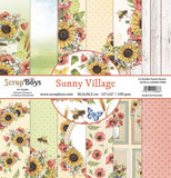 Sunny Village, scrapboys, 12 double sided 12x12, scrapbooking paper pack