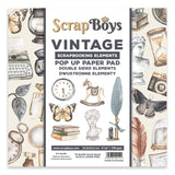 Vintage Pop-Up pack for fussy cutting, Scrapboys 24 double sided 6x6