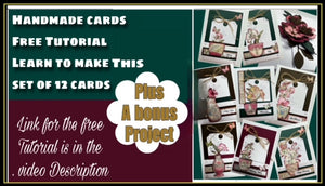 Handmade Cards Free Video Tutorial + Bonus project