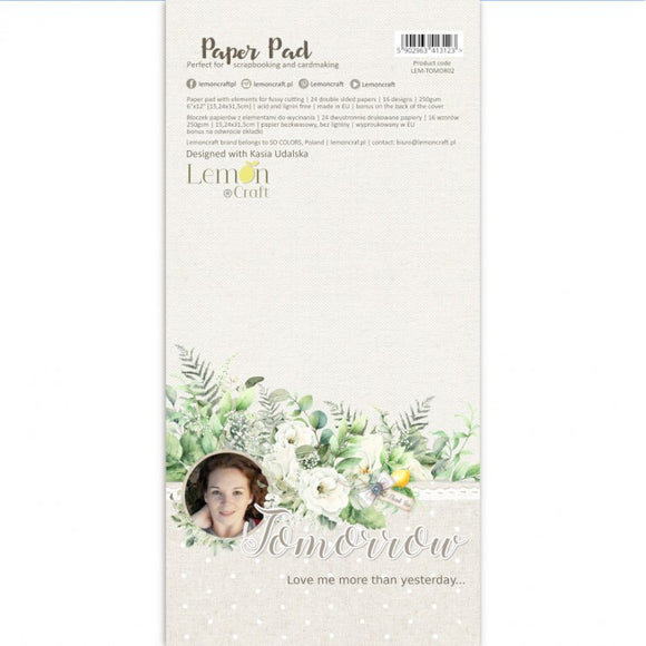 Tomorrow - scrapbooking paper Element book for fussy cutting 6x12 - Lemoncraft